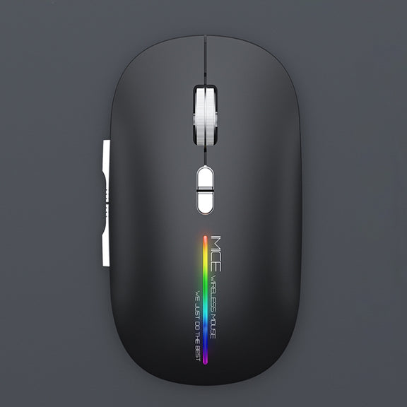 iMICE G901 Bluetooth Dual Mode 7-Button Silent Wireless Gaming Mouse(Black)