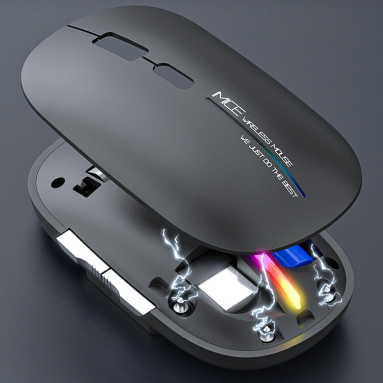 iMICE G901 Bluetooth Dual Mode 7-Button Silent Wireless Gaming Mouse(Black)