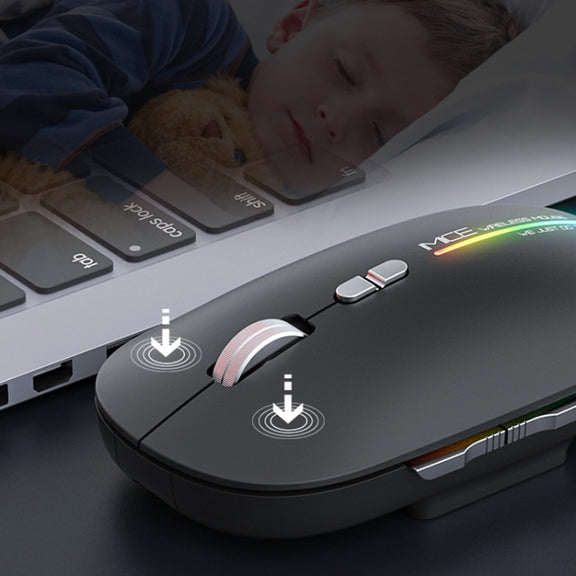 iMICE G901 Bluetooth Dual Mode 7-Button Silent Wireless Gaming Mouse(Black)