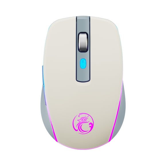 iMICE G903 2.4G Single Mode 6-key Silent Wireless Gaming Mouse(Beige)
