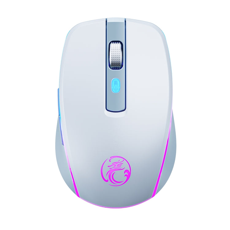 iMICE G903 Bluetooth Dual Mode 6-key Silent Wireless Gaming Mouse(Silver)