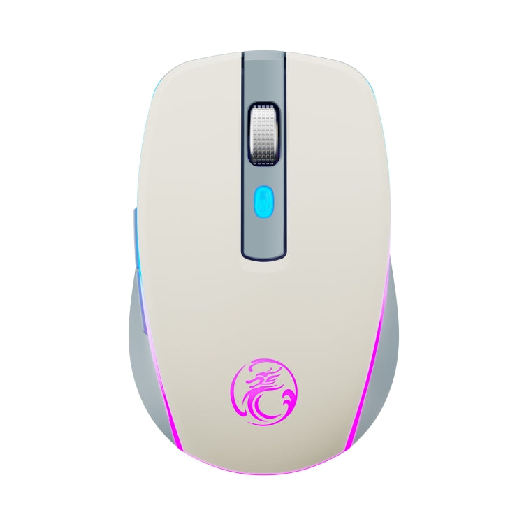 iMICE G903 Bluetooth Dual Mode 6-key Silent Wireless Gaming Mouse(Beige)