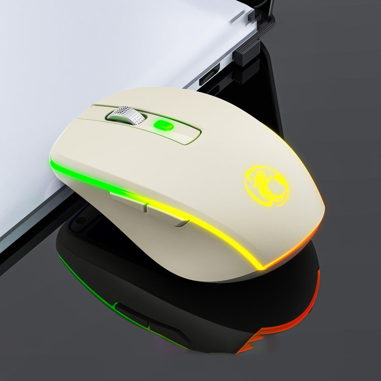 iMICE G903 Bluetooth Dual Mode 6-key Silent Wireless Gaming Mouse(Beige)