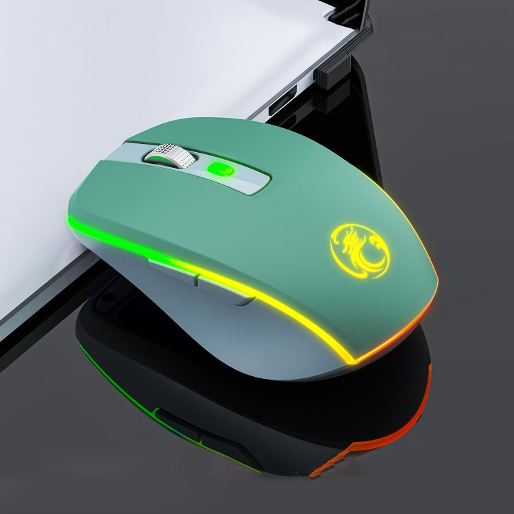 iMICE G903 Bluetooth Dual Mode 6-key Silent Wireless Gaming Mouse(Green)