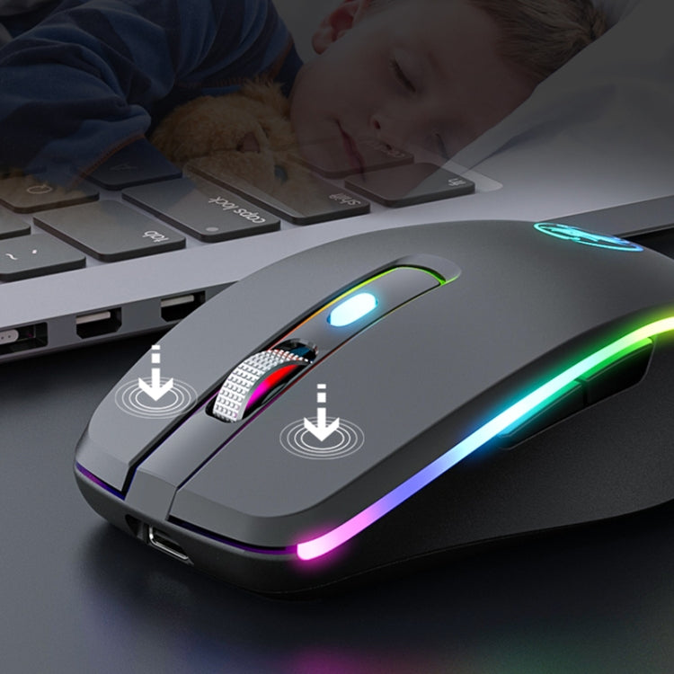 iMICE G903 Bluetooth Dual Mode 6-key Silent Wireless Gaming Mouse(Pink)