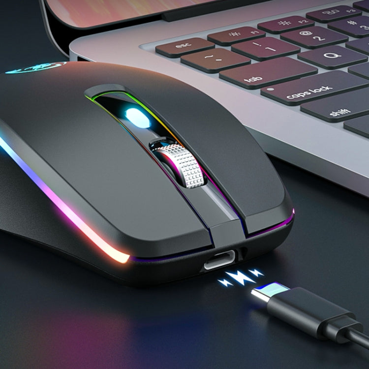 iMICE G903 Bluetooth Dual Mode 6-key Silent Wireless Gaming Mouse(Black)