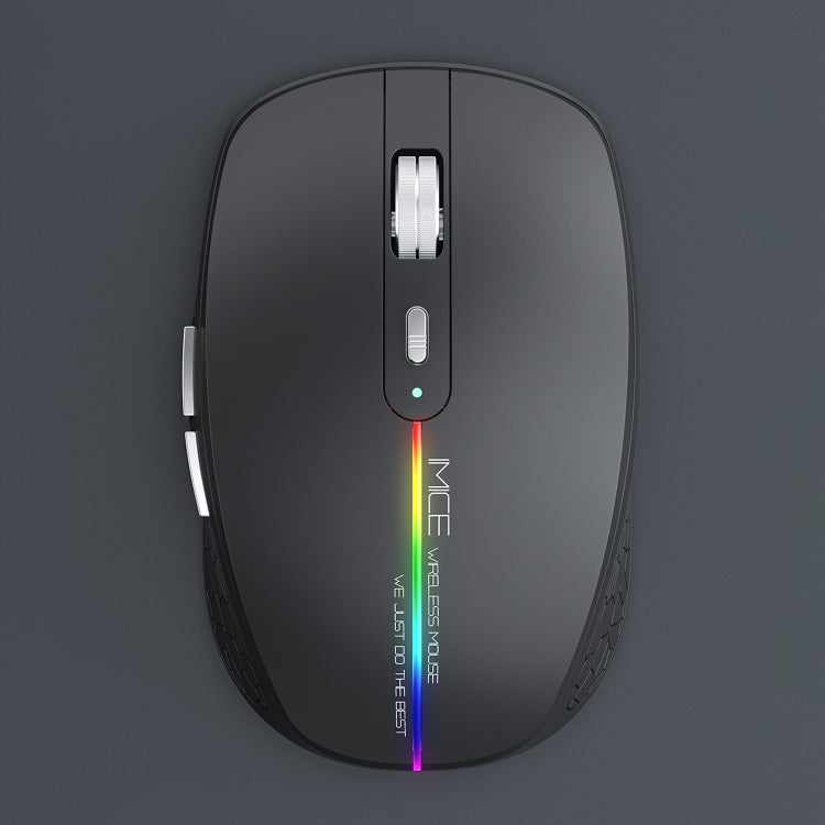 iMICE G904 Dual Mode 6-Key Silent Wireless Gaming Mouse(Black)