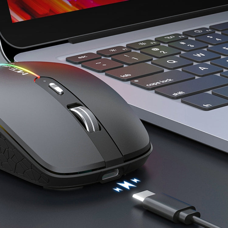 iMICE G904 Dual Mode 6-Key Silent Wireless Gaming Mouse(White)
