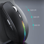 iMICE G904 Dual Mode 6-Key Silent Wireless Gaming Mouse(White)