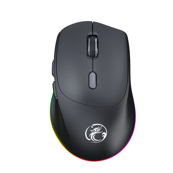 iMICE G905 Bluetooth Dual Mode 6-Key Silent Wireless Gaming Mouse(Black)