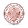 N601 180 Degree Rotating Type-C Desktop Fan with LED Ambience Light(Pink) - Electric Fans by PMC TechLife | Online Shopping South Africa | PMC TechLife | Buy Now Pay Later Mobicred