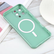 For iPhone 16 Pro Liquid TPU Silicone Solid Color MagSafe Phone Case(Green)
