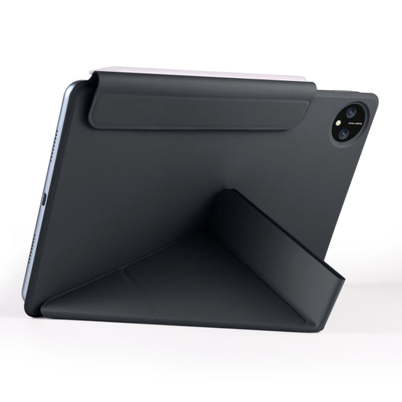 For Huawei MatePad Pro 11 2024 / 2022 Fixed Buckle Magnetic Deformation Leather Tablet Case(Black)