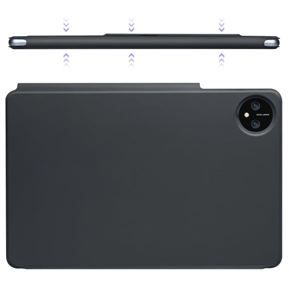 For Huawei MatePad Pro 11 2024 / 2022 Fixed Buckle Magnetic Deformation Leather Tablet Case(Black)