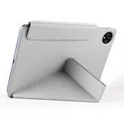 For Huawei MatePad Pro 11 2024 / 2022 Fixed Buckle Magnetic Deformation Leather Tablet Case(Grey)