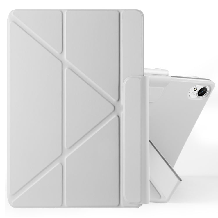 For Huawei MatePad 11.5 / 11.5S Fixed Buckle Magnetic Deformation Leather Tablet Case(Grey)
