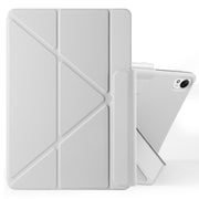 For Huawei MatePad 11.5 / 11.5S Fixed Buckle Magnetic Deformation Leather Tablet Case(Grey)