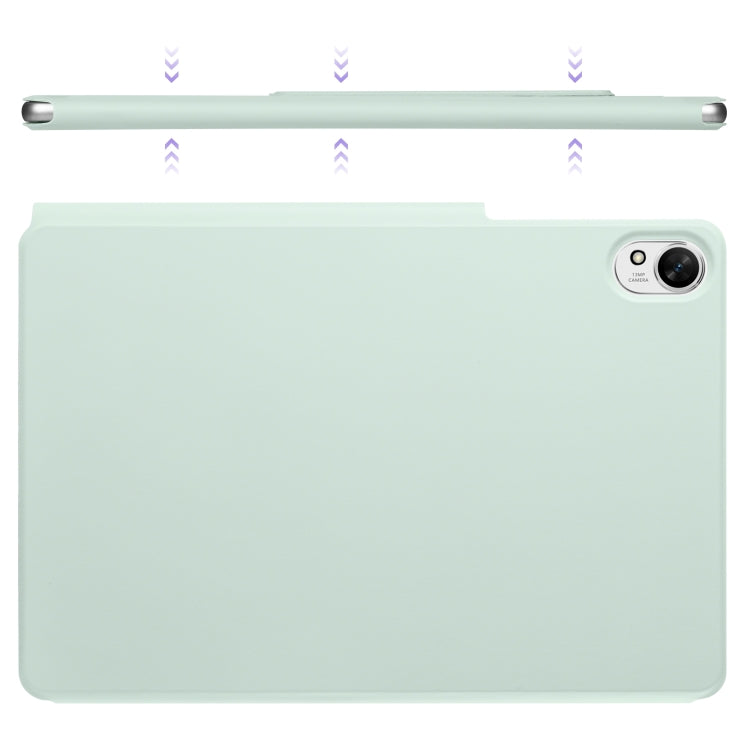 For Huawei MatePad 11.5 / 11.5S Fixed Buckle Magnetic Deformation Leather Tablet Case(Baby Green)