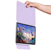 For Huawei MatePad 11.5 / 11.5S Fixed Buckle Magnetic Deformation Leather Tablet Case(Purple)