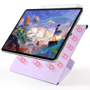 For Huawei MatePad 11.5 / 11.5S Fixed Buckle Magnetic Deformation Leather Tablet Case(Purple)
