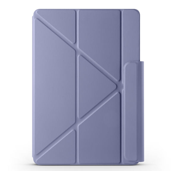 For Huawei MatePad 11.5 / 11.5S Fixed Buckle Magnetic Deformation Leather Tablet Case(Lavender Purple)