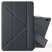 For Huawei MatePad 11 2021 Fixed Buckle Magnetic Deformation Leather Tablet Case(Black)