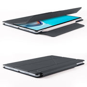 For Huawei MatePad 11 2021 Fixed Buckle Magnetic Deformation Leather Tablet Case(Black)