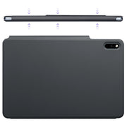 For Huawei MatePad 11 2021 Fixed Buckle Magnetic Deformation Leather Tablet Case(Black)