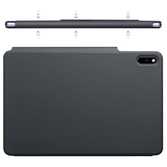 For Huawei MatePad 11 2021 Fixed Buckle Magnetic Deformation Leather Tablet Case(Black)