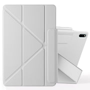 For Huawei MatePad 11 2021 Fixed Buckle Magnetic Deformation Leather Tablet Case(Grey)