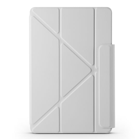 For Huawei MatePad 11 2021 Fixed Buckle Magnetic Deformation Leather Tablet Case(Grey)