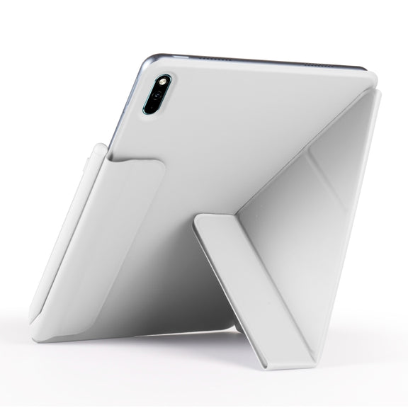 For Huawei MatePad 11 2021 Fixed Buckle Magnetic Deformation Leather Tablet Case(Grey)