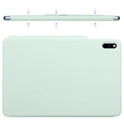 For Huawei MatePad 11 2021 Fixed Buckle Magnetic Deformation Leather Tablet Case(Baby Green)