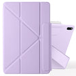For Huawei MatePad 11 2021 Fixed Buckle Magnetic Deformation Leather Tablet Case(Purple) - Huawei by PMC TechLife | Online Shopping South Africa | PMC TechLife | Buy Now Pay Later Mobicred