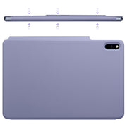 For Huawei MatePad 11 2021 Fixed Buckle Magnetic Deformation Leather Tablet Case(Lavender Purple)