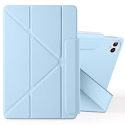 For Huawei MatePad Pro 13.2 2023 Fixed Buckle Magnetic Deformation Leather Tablet Case(Ice Blue)