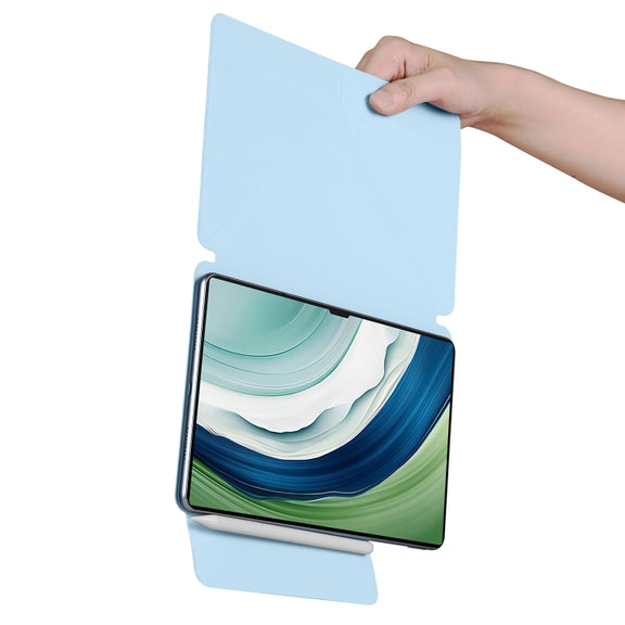 For Huawei MatePad Pro 13.2 2023 Fixed Buckle Magnetic Deformation Leather Tablet Case(Ice Blue)