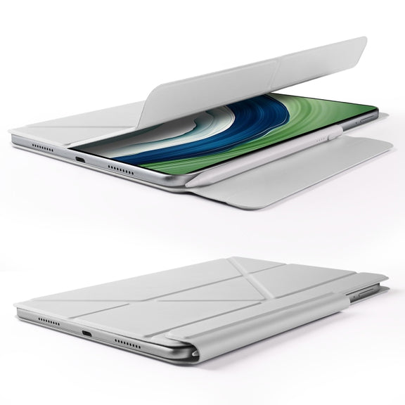 For Huawei MatePad Pro 13.2 2023 Fixed Buckle Magnetic Deformation Leather Tablet Case(Grey)
