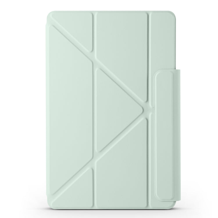 For Huawei MatePad Pro 13.2 2023 Fixed Buckle Magnetic Deformation Leather Tablet Case(Baby Green)