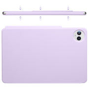 For Huawei MatePad Pro 13.2 2023 Fixed Buckle Magnetic Deformation Leather Tablet Case(Purple)