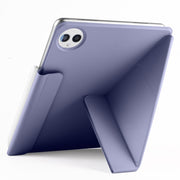 For Huawei MatePad Pro 13.2 2023 Fixed Buckle Magnetic Deformation Leather Tablet Case(Lavender Purple)