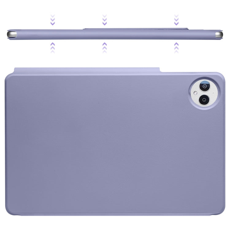For Huawei MatePad Pro 13.2 2023 Fixed Buckle Magnetic Deformation Leather Tablet Case(Lavender Purple)
