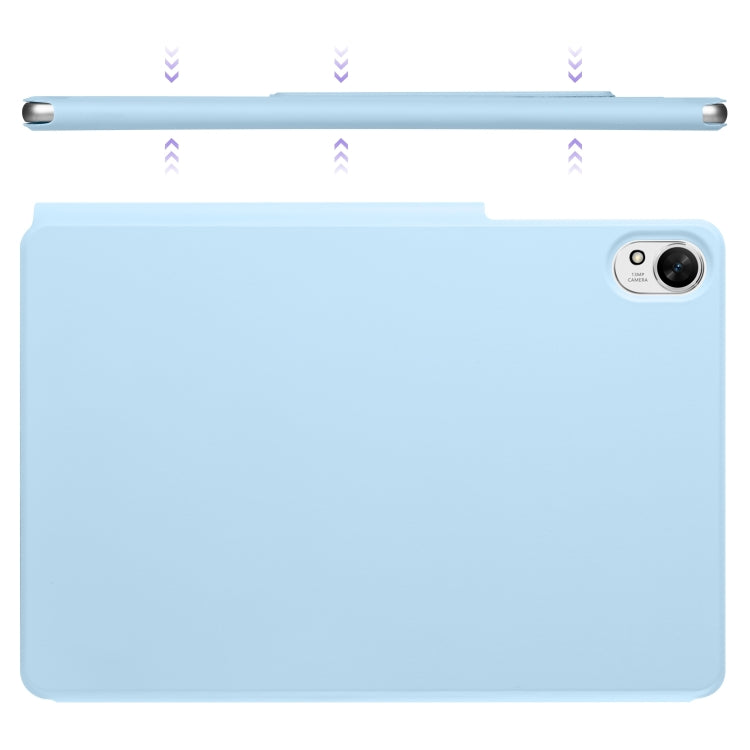 For Huawei MatePad Air 12 2024 Fixed Buckle Magnetic Deformation Leather Tablet Case(Ice Blue)