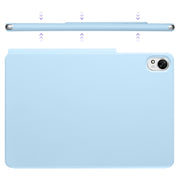 For Huawei MatePad Air 12 2024 Fixed Buckle Magnetic Deformation Leather Tablet Case(Ice Blue)