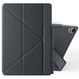 For Huawei MatePad Air 12 2024 Fixed Buckle Magnetic Deformation Leather Tablet Case(Black) - Huawei by PMC TechLife | Online Shopping South Africa | PMC TechLife | Buy Now Pay Later Mobicred