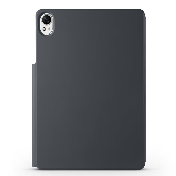 For Huawei MatePad Air 12 2024 Fixed Buckle Magnetic Deformation Leather Tablet Case(Black)