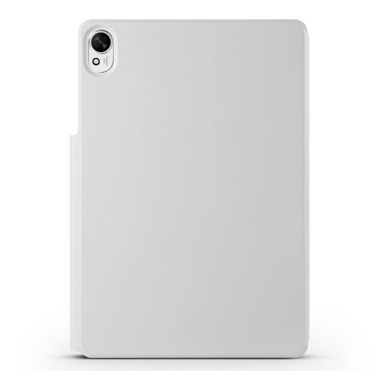 For Huawei MatePad Air 12 2024 Fixed Buckle Magnetic Deformation Leather Tablet Case(Grey)