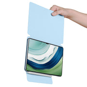 For Huawei MatePad Pro 12.2 2024 Fixed Buckle Magnetic Deformation Leather Tablet Case(Ice Blue)
