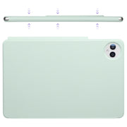 For Huawei MatePad Pro 12.2 2024 Fixed Buckle Magnetic Deformation Leather Tablet Case(Baby Green)