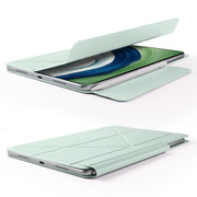 For Huawei MatePad Pro 12.2 2024 Fixed Buckle Magnetic Deformation Leather Tablet Case(Baby Green)